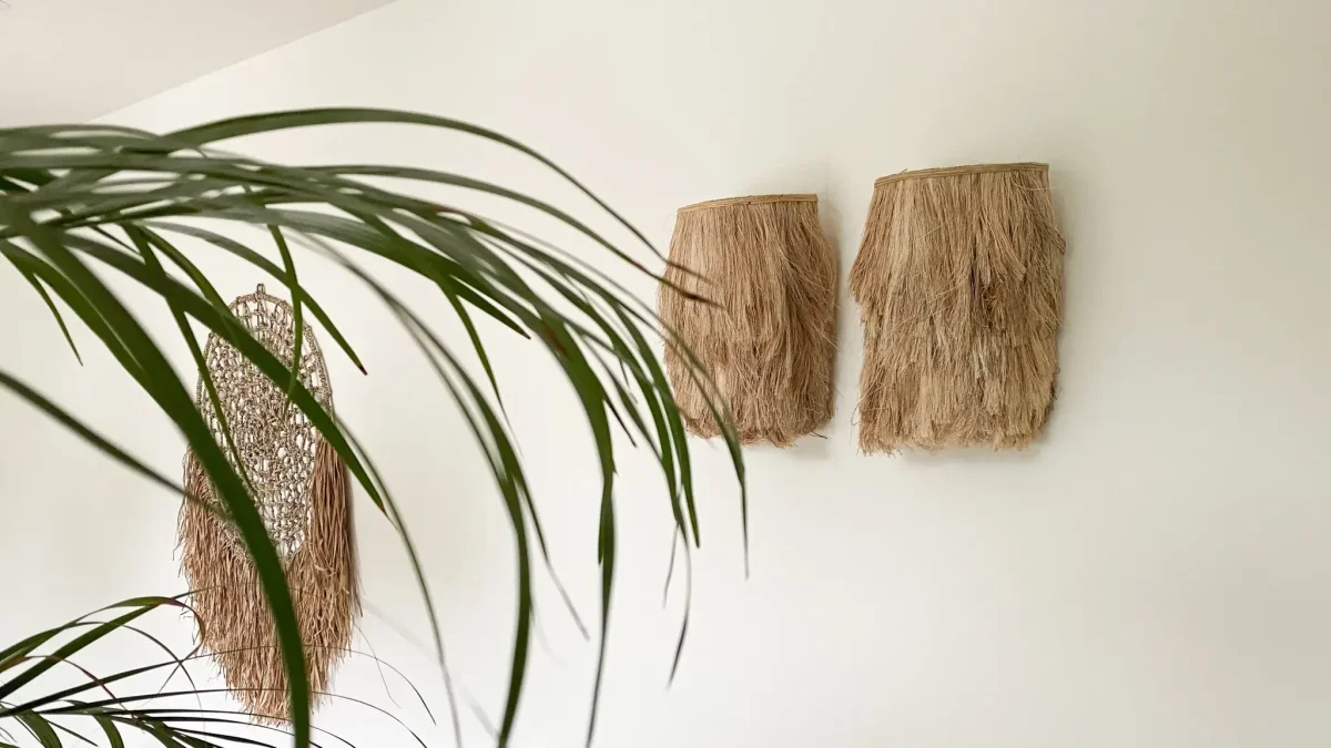The Abaca Wall Applique - Natural - S - Afbeelding 4