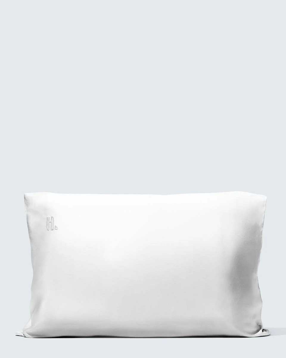 Silky Bamboo Pillowcase, Parelwit